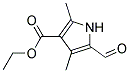 ETHYL 3,5-DIMETHYL-2-FORMYLPYRROLE-4-CARBOXYLAT Struktur