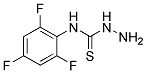 4-(2,4,6-TRIFLUOROPHENYL)-3-THIOSEMICARBAZID Struktur