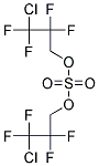 BIS(3-CHLORO-2,2,3,3-TETRAFLUOROPROPYL)SULPHAT Struktur