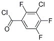 3-CHLORO-2,4,5-TRIFLUOROBENZOYL CHLORID Struktur