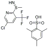 5-CHLORO-2-(METHYLSULPHINOIMIDOYL)-3-(TRIFLUOROMETHYL)PYRIDINE 2,4,6-TRIMETHYLBENZENESULPHONATE Struktur