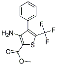 METHYL 3-AMINO-4-PHENYL-5-(TRIFLUOROMETHYL)THIOPHENE-2-CARBOXYLATE 95+% Struktur