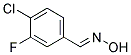 4-CHLORO-3-FLUOROBENZALDOXIM Struktur