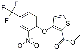 METHYL 3-[2-NITRO-4-(TRIFLUOROMETHYL)PHENOXY]THIOPHENE-2-CARBOXYLAT Struktur