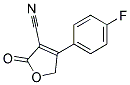 4-(4-FLUOROPHENYL)-2,5-DIHYDRO-2-OXO-3-FURANCARBONITRIL Struktur