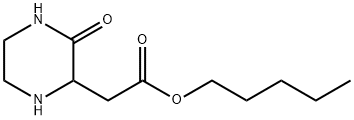 PENTYL 2-(3-OXO-2-PIPERAZINYL)ACETATE Struktur