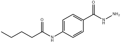 N-[4-(HYDRAZINOCARBONYL)PHENYL]PENTANAMIDE Struktur