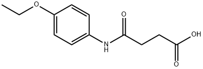 4-(4-ETHOXYANILINO)-4-OXOBUTANOIC ACID Struktur