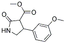 3-METHOXYCARBONYL-4-(3`-METHOXYPHENYL)-2-PYRROLIDINONE Struktur