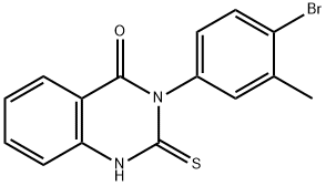 3-(4-BROMO-3-METHYLPHENYL)-2-THIOXO-2,3-DIHYDRO-4(1H)-QUINAZOLINONE Struktur