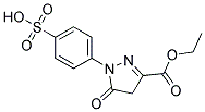 3-ethyl 4,5-dihydro-5-oxo-1-(4-sulphophenyl)-1H-pyrazole-3-carboxylate  Struktur