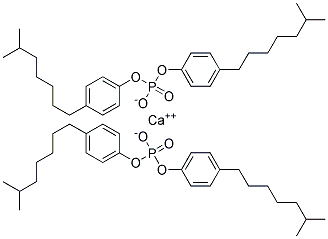 Bis(P-isooctylphenyl)-phosphoric acid,calcium salt Struktur