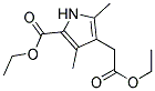 Ethyl 2,4-dimethyl-5-ethoxycarbonylpyrrole-3-acetate Struktur