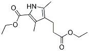 Ethyl 2,4-dimethyl-5-ethoxycarbonylpyrrole-3-propionate Struktur