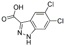 5,6-Dichloroindazole-3-carboxylic acid Struktur