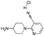 4-Amino-3,4,5,6-tetrahydro-2H-[1,2']bipyridinyl-3'-carbonitrile hydrochloride Struktur