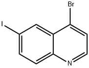 4-Bromo-6-iodoquinoline Struktur