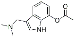 7-Acetoxygramine Struktur