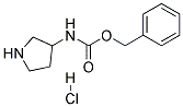 (3-Cbz-amino)pyrrolidine hydrochloride Struktur