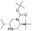 (2S,5R)-1-Boc-2-Tert-Butyl-5-Isopropyl-Piperazine Struktur