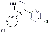 N-Di(4-Chlorophenyl)Methyl-Piperazine Struktur