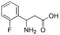 3-(2-Fluorophenyl)-3-Amino-Propionic Acid Struktur