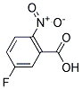 6-Nitro-3-Fluoro-Benzoic Acid Struktur