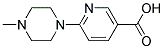 6-(4-Methylpiperazin-1-yl)nicotinic acid Struktur