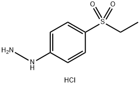 4-(Ethylsulphonyl)phenylhydrazine hydrochloride Struktur