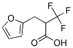 3-Fur-2-yl-2-(trifluoromethyl)propionic acid Struktur