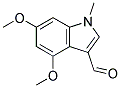 4,6-Dimethoxy-1-methyl-1H-indole-3-carboxaldehyde Struktur