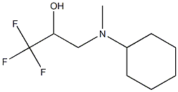 3-[Cyclohexyl(methyl)amino]-1,1,1-trifluoropropan-2-ol Struktur