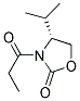 (R)-4-Isopropyl-3-propionyloxazolidin-2-one Struktur