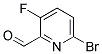 6-Bromo-3-fluoro-2-formylpyridine Struktur