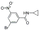 3-Bromo-N-cyclopropyl-5-nitrobenzamide Struktur