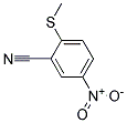 2-(Methylthio)-5-nitrobenzonitrile Struktur