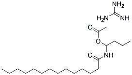 MYRISTAMIDOBUTYL GUANIDINE ACETATE Struktur