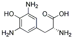 3,5-Diamino-D-tyrosine Struktur