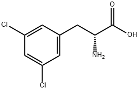 3,5-Dichloro-D-Phenylalanine Struktur