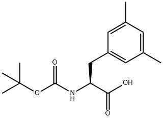 Boc-3,5-Dimethy-L-Phenylalanine Struktur