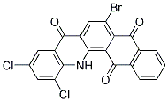 6-bromo-10,12-dichloronaphtho[2,3-c]acridine-5,8,14(13H)-trione Struktur