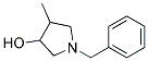 N-BeNzyl-4-methyl-3-pyrrolidiNol Struktur