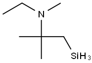 Trimethyl diethyl amine silane Struktur