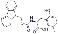 Fmoc-2-hydroxy-5-methyl-L-phenylalanine
 Struktur