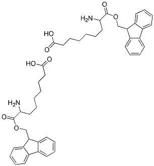 Fmoc-8-aminooctanoic acid (Fmoc-8-Aminocaprylic acid)
 Struktur