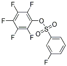 PENTAFLUOROPHENYL 3-FLUORO-BENZENESULFONATE 97% Struktur