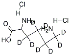 DL-LYSINE-3,3,4,4,5,5,6,6-D8 2HCL 99.4% Struktur