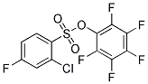 PENTAFLUOROPHENYL 2-CHLORO-4-FLUORO-BENZENESULFONATE 97% Struktur