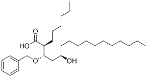 (2S,3S,5R)-3-BENZYLOXY-2-HEXYL-5-HYDROXY-HEXADECANOIC ACID Struktur