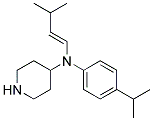 (4-ISOPROPYL-PHENYL)-((E)-3-METHYL-BUT-1-ENYL)-PIPERIDIN-4-YL-AMINE Struktur